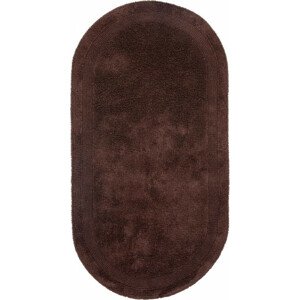 Koupelnový kobereček Keno Elips hnědý B09
