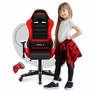 Dětská herní židle Ranger - 6.0 červená mesh