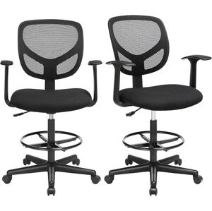 Set dvou kancelářských židlí OBN25BK-2 (2 ks)