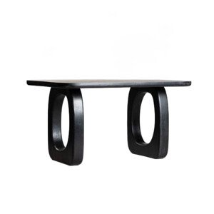 Coffee table | ASTIR | solid mango wood black | 100x60x40 cm | 711299