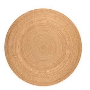Koberec Jute Braided Rangpur naturální / zlatý