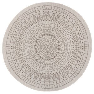 Oboustranný koberec Twin Porto linen kruh