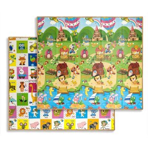 Hrací podložka pro děti Play Colourful Animals T1