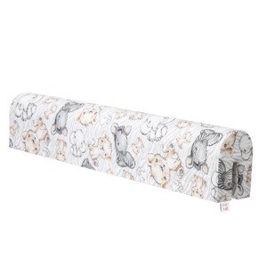Chránič na dětskou postýlku zebra / lev / slon, 70 cm