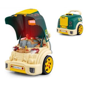 Auto s motorem N-GINE zelené