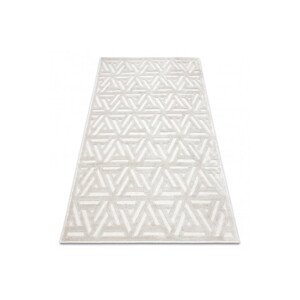 Koberec šňůrkový SANTO SIZAL 58503 geometrický béžový