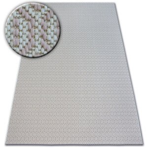 Koberec SIZAL FLAT 48603/526 Očká krém růžový