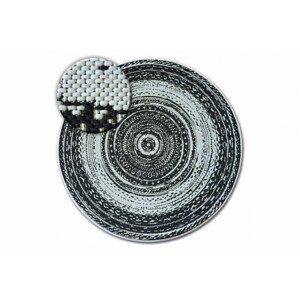 Koberec kruh SIZAL FLAT 48756/960