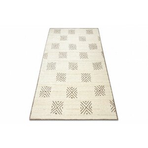 Koberec PURE Kvadraty geometrický 5842-17731 krém / zelený