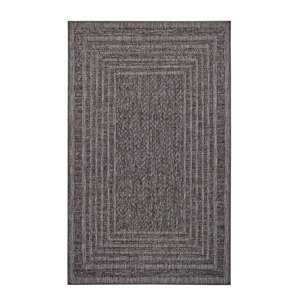 Kusový koberec Northrugs Forest 103993 Dark grey 120x170 cm