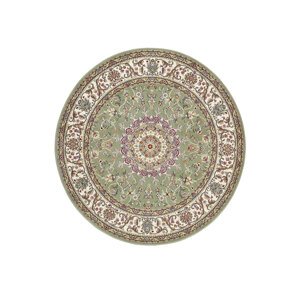 Kusový koberec Nouristan Herat 105283 Zuhr Sage green kruh Ø 160 cm