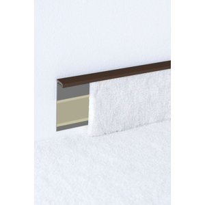 Kobercová lišta Döllken TL 55 - 130 Hnědá 250 x 5,5 cm