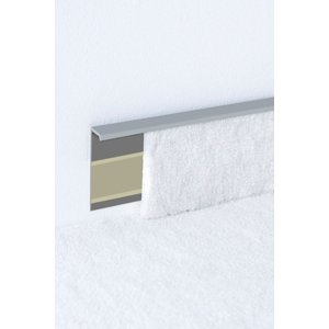 Kobercová lišta Döllken TL 55 - 138 Světle šedá 250 x 5,5 cm
