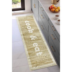 Předložka do kuchyně LUNA 106 beige 60x180 cm