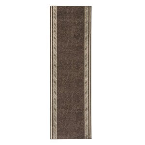 Kusový běhoun Hanse Home Basic 102830 Brown 80x350 cm