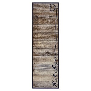 Kuchyňská předložka Zala Living Cook & Clean 105390 Taupe Brown 50x150 cm