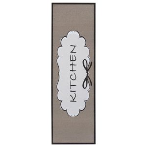Kuchyňská předložka Hanse Home Cook&Clean 105728 Brown White Black 50x150 cm