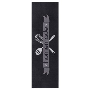 Kuchyňská předložka Hanse Home Cook&Clean 105732 Black White Grey 50x150 cm