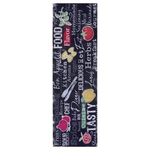 Kuchyňská předložka Hanse Home Cook&Clean 105730 Black Multicolored 50x150 cm