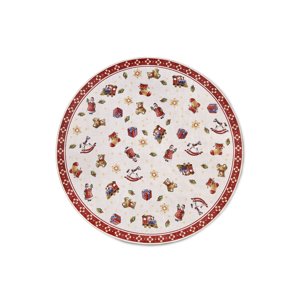 Kruhový kusový koberec Villeroy & Boch Toy´s Delight 106192 Red Multicolour, bez vlasu Ø 150 cm