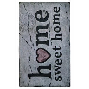 Rohož Ecomat - Home Sweet Home Stone 46x76 cm