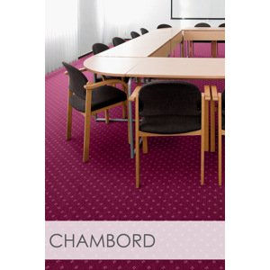 Metrážový koberec CHAMBORD 17 Fialový UX - Ultratex Quick+