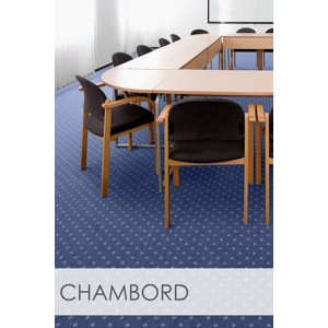 Metrážový koberec CHAMBORD 77 Modrý AB - Action Back