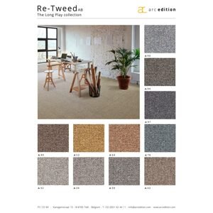 Metrážový koberec Re-Tweed 400 cm