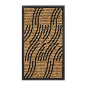 Kokosovo-gumová rohožka - vlnky 40x70 cm