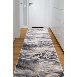 Běhoun Olympos 3508 Grey/Beige 100 cm