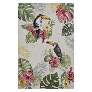Kusový koberec Hanse Home Flair 105608 Tropical Creme Multicolored 80x165 cm
