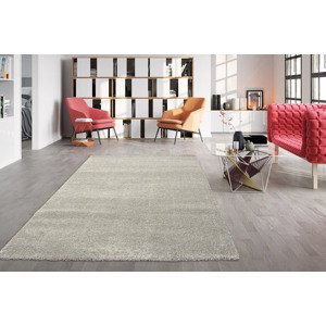 Kusový koberec Fuego G204 Silver 67x130 cm