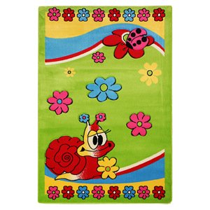 Dětský kusový koberec Baby 1951A green 80x150 cm